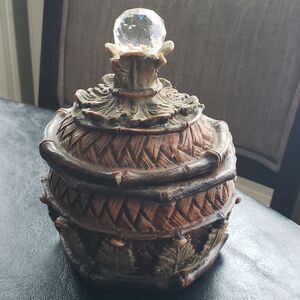 Trinket Box with Crystal Accent